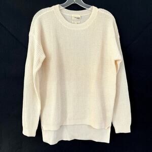 Aritzia Wilfred Free ribbed chunky women’s wool sweater. Designer